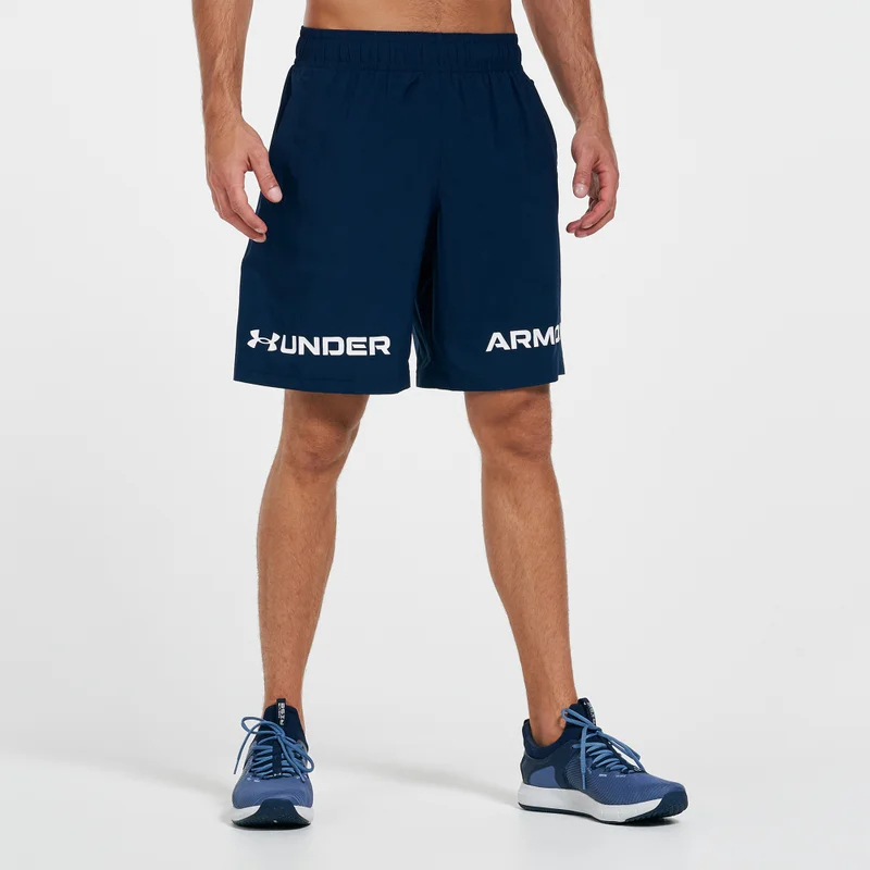 UNDER ARMOUR Men's Woven Graphic Wordmark Shorts